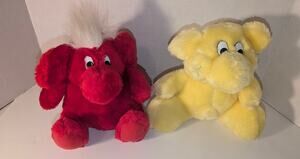Vintage 1989 10" Kodak Kolorkins Plushies Flash & Shutter